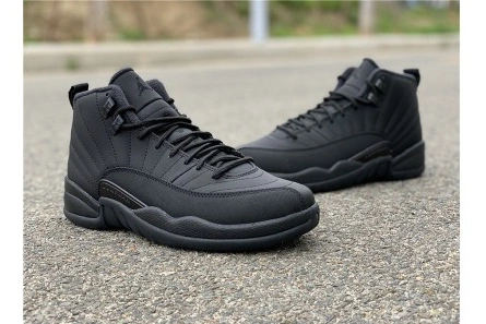 Clone Affordable 3936 Air Jordan 12 Winterized Black Anthracite BQ6851-001