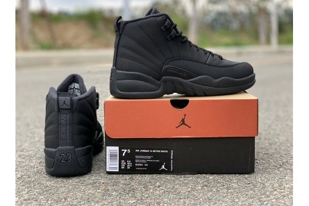 Clone Affordable 3936 Air Jordan 12 Winterized Black Anthracite BQ6851-001
