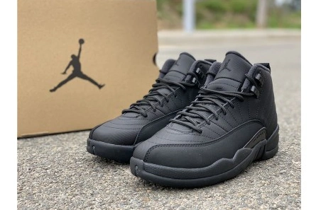 Clone Affordable 3936 Air Jordan 12 Winterized Black Anthracite BQ6851-001