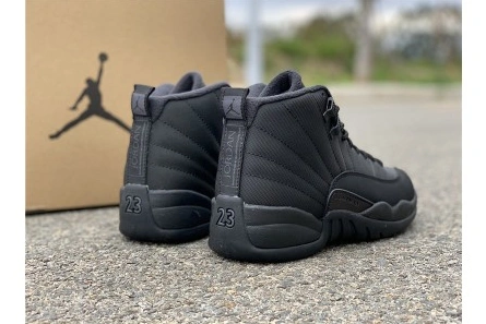 Clone Affordable 3936 Air Jordan 12 Winterized Black Anthracite BQ6851-001