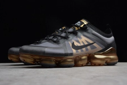 Inspired design Affordable 7562 Nike Air VaporMax 2019 Black Metallic Gold AR6631-002
