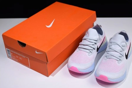 Entry-level luxury Affordable 7925 NIKE EPIC REACT FLYKNIT PURE PLATINUM  womens  AQ0067-007