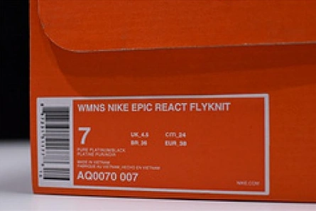 Entry-level luxury Affordable 7925 NIKE EPIC REACT FLYKNIT PURE PLATINUM  womens  AQ0067-007