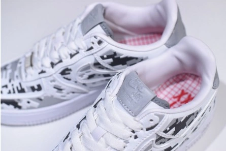 Non-authentic version Air Force 1 Low Premium 08 Qs 'Digi Camo' - Nike - 520505-100 Resilient 8840