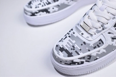 Non-authentic version Air Force 1 Low Premium 08 Qs 'Digi Camo' - Nike - 520505-100 Resilient 8840