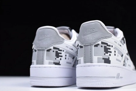 Non-authentic version Air Force 1 Low Premium 08 Qs 'Digi Camo' - Nike - 520505-100 Resilient 8840
