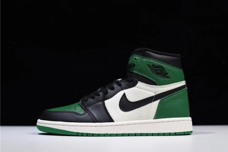Air Jordan 1 High OG NRG Pine Green Sail-Black 555088-302 Unique 5323