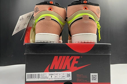 Air Jordan 1 High Switch Peach CW6576-800 Practical 6274