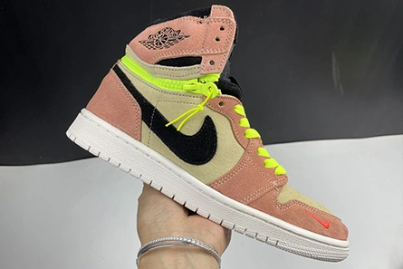 Style match Air Jordan 1 High Switch Peach CW6576-800 Practical 6274