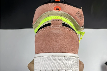 Style match Air Jordan 1 High Switch Peach CW6576-800 Practical 6274