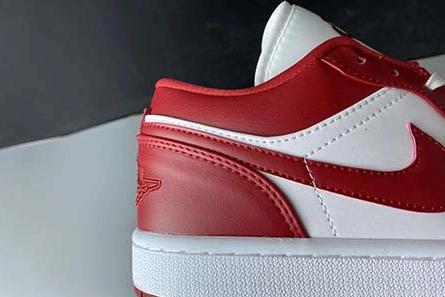 Close-to-original Air Jordan 1 Low GYM RED GYM RED-WHITE 553558-611 Cozy 841