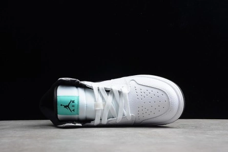 Style match Air Jordan 1 Mid BG 'Hyper Jade' - Air Jordan - 554725-122 Durable 7119