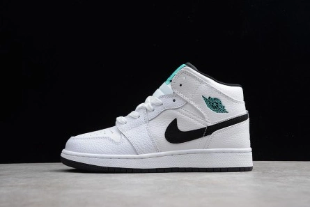 Air Jordan 1 Mid BG 'Hyper Jade' - Air Jordan - 554725-122 Durable 7119