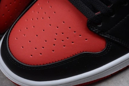 Parallel design Air Jordan 1 Mid Gym Red Black 554724-610 Soft 1556