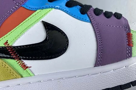 Reproduction Air Jordan 1 Mid “Multicolor” CW1140 100 Comfortable 2708
