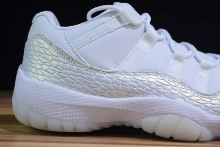 Budget-friendly Air Jordan 11 Low Heiress Frost White 897331-100 EasyMatch 4023