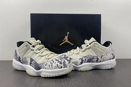 Mirror Air Jordan 11 Low Snake Light Bone CD6846-002 Refined 2977