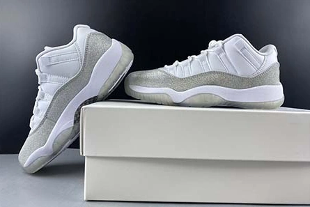 Luxury copy Air Jordan 11 WMNS “Metallic Silver” AH0715-100 HighQuality 9381