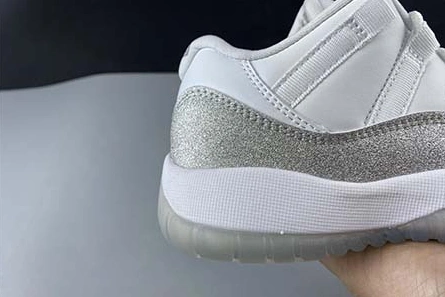Luxury copy Air Jordan 11 WMNS “Metallic Silver” AH0715-100 HighQuality 9381