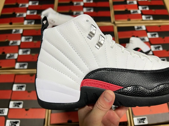 Mirror quality Air Jordan 12 “Red Taxi” CT8013-162 EyeCatching 3541