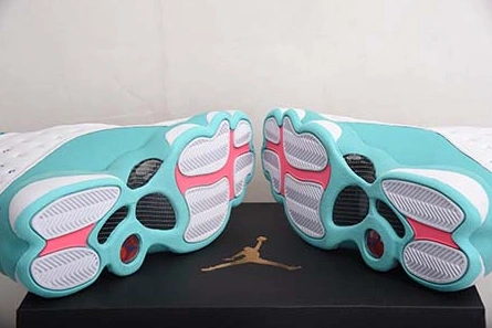 Fair-priced Air Jordan 13 GS “Aurora Green” 439358-100 Fashionable 9004