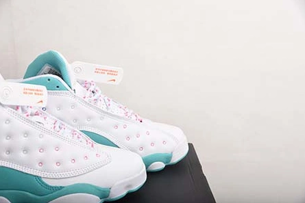 Fair-priced Air Jordan 13 GS “Aurora Green” 439358-100 Fashionable 9004