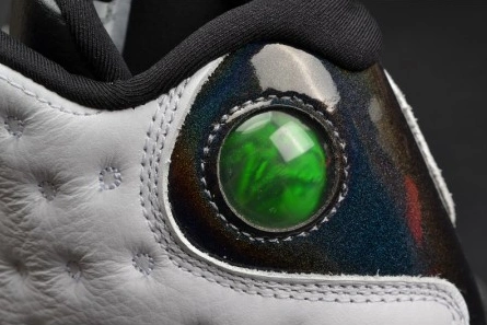 Replica Air Jordan 13 Retro “Barons Hologram” white grey mens 414571-115 Durable 3676