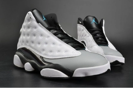 Replica Air Jordan 13 Retro “Barons Hologram” white grey mens 414571-115 Durable 3676