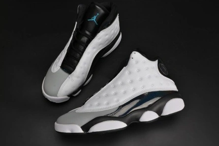 Replica Air Jordan 13 Retro “Barons Hologram” white grey mens 414571-115 Durable 3676