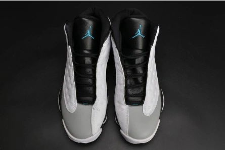 Replica Air Jordan 13 Retro “Barons Hologram” white grey mens 414571-115 Durable 3676