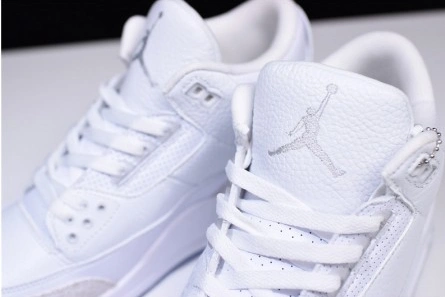 Fashion duplicate Air Jordan 3 Retro Triple White 136064-111 SportInspired 8842