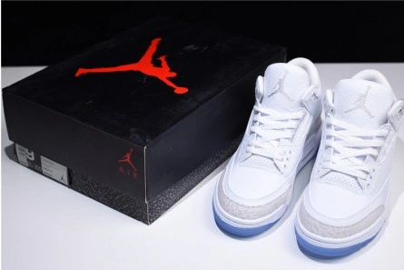 Fashion duplicate Air Jordan 3 Retro Triple White 136064-111 SportInspired 8842