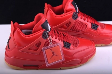 Mirror quality Air Jordan 4 Fire Red Gum Singles Day AV3914-600 Elegant 3858