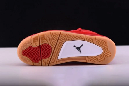 Mirror quality Air Jordan 4 Fire Red Gum Singles Day AV3914-600 Elegant 3858