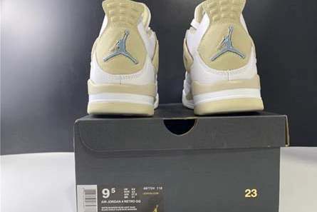 Fair-priced Air Jordan 4 GS Linen 487724-118 Comfortable 6825