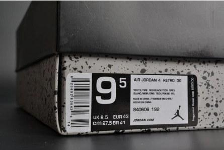 Reproduction Air Jordan 4 OG “White Cement”  840606-192 SmartChoice 3784