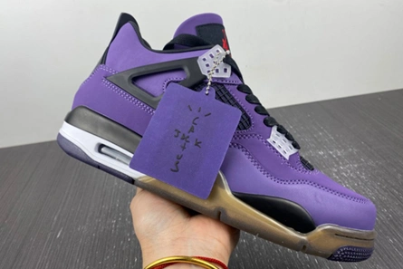 Air Jordan 4 Retro purple dynasty TRAVIS SCOTT 766302 SmartChoice 5789
