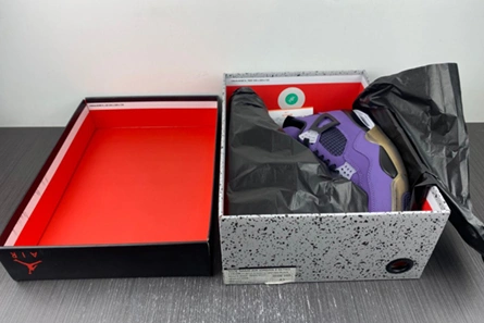 Cost-effective Air Jordan 4 Retro purple dynasty TRAVIS SCOTT 766302 SmartChoice 5789