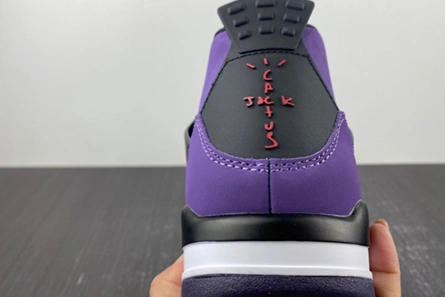 Cost-effective Air Jordan 4 Retro purple dynasty TRAVIS SCOTT 766302 SmartChoice 5789