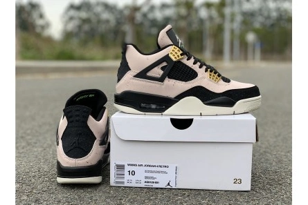 High-tier replica Air Jordan 4 WMNS 'Silt Red Black Phantom Volt' AQ9129-601 Durable 2667
