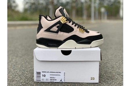High-tier replica Air Jordan 4 WMNS 'Silt Red Black Phantom Volt' AQ9129-601 Durable 2667