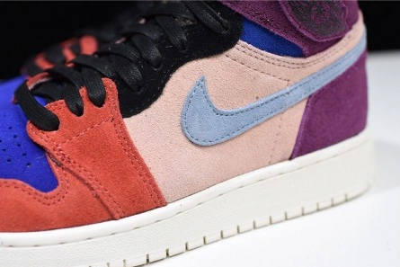 Inspired design Aleali May Air Jordan 1 Viotech Fur Tongues BV2613-600 EasyMatch 7238