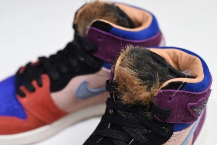 Inspired design Aleali May Air Jordan 1 Viotech Fur Tongues BV2613-600 EasyMatch 7238
