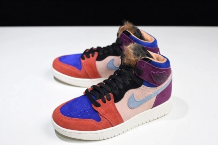 Inspired design Aleali May Air Jordan 1 Viotech Fur Tongues BV2613-600 EasyMatch 7238