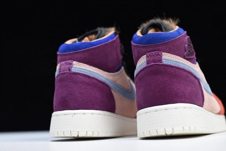 Inspired design Aleali May Air Jordan 1 Viotech Fur Tongues BV2613-600 EasyMatch 7238