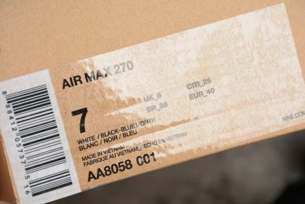 Deal-worthy AllSeason 3750 Off-White X Nike Air Max 270 'Black' AA8058-001