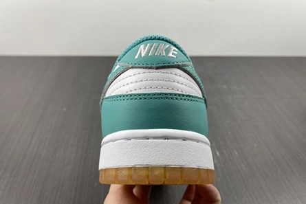 High-tier replica AllSeason 4137 Nike Dunk Low White Turquoise  DV2190-100