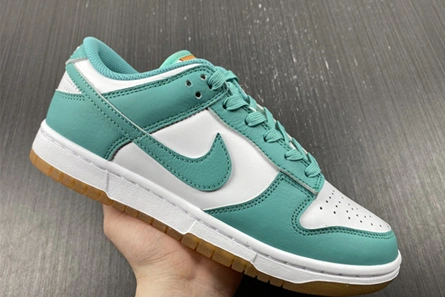 High-tier replica AllSeason 4137 Nike Dunk Low White Turquoise  DV2190-100