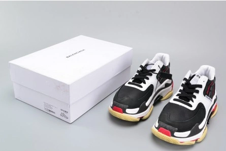 Premium replica BALENCIAGA BLACK AND WHITE 17FW TRIPLE S 483560-W06E1-1011 WellDesigned 5115