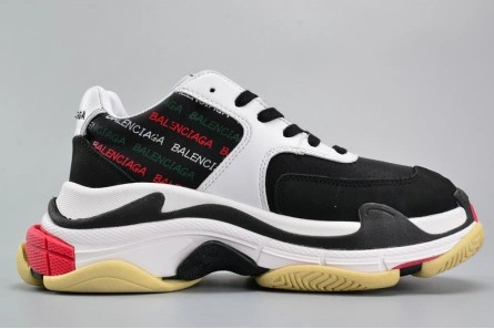 Premium replica BALENCIAGA BLACK AND WHITE 17FW TRIPLE S 483560-W06E1-1011 WellDesigned 5115